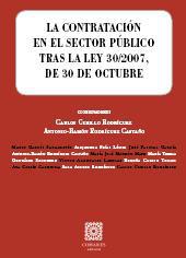 LA CONTRATACION EN EL SECTOR PUBLICO TRAS LA LEY 30/2007... LA CONTRATACION EN EL SECTOR PUBLICO TRAS LA LEY 30/2007...