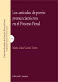 LOS ARTICULOS PREVIO PRONUNCIAMIENTO EN EL PROCESO PENAL LOS ARTICULOS PREVIO PRONUNCIAMIENTO EN EL PROCESO PENAL