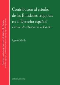 CONTRIBUCION AL ESTUDIO DE LAS ENTIDADES RELIGIOSAS... CONTRIBUCION AL ESTUDIO DE LAS ENTIDADES RELIGIOSAS...