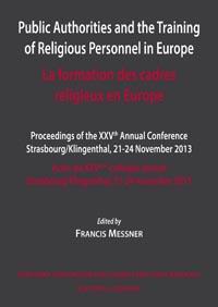 PUBLIC AUTHORITIES AND THE TRAINING OF RELIGIOUS PERSONNEL. PUBLIC AUTHORITIES AND THE TRAINING OF RELIGIOUS PERSONNEL.