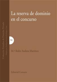 LA RESERVA DE DOMINIO EN EL CONCURSO LA RESERVA DE DOMINIO EN EL CONCURSO