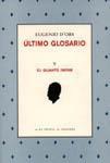ULTIMO GLOSARIO V. EL GUANTE IMPAR. ULTIMO GLOSARIO V. EL GUANTE IMPAR.