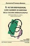 EL FACTOR JURISPRUDENCIAL COMO ELEMENTO DE... EL FACTOR JURISPRUDENCIAL COMO ELEMENTO DE...
