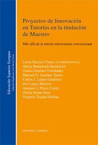 PROYECTOS DE INNOVACION EN TUTORIAS EN LA TITULACION DE... PROYECTOS DE INNOVACION EN TUTORIAS EN LA TITULACION DE...