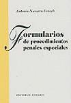 FORMULARIOS DE PROCEDIMIENTOS PENALES ESPECIALES FORMULARIOS DE PROCEDIMIENTOS PENALES ESPECIALES