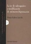 LA LEY DE SUBROGACION Y MODIFICACION DE... LA LEY DE SUBROGACION Y MODIFICACION DE...