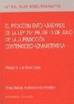 EL PROCEDIMIENTO ABREVIADO DE LA LEY 29/1998... EL PROCEDIMIENTO ABREVIADO DE LA LEY 29/1998...