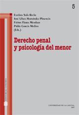 DERECHO PENAL Y PSICOLOGIA DEL MENOR DERECHO PENAL Y PSICOLOGIA DEL MENOR