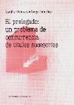 EL PRELEGADO: UN PROBLEMA DE CONCURRENCIA DE... EL PRELEGADO: UN PROBLEMA DE CONCURRENCIA DE...