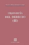 FILOSOFIA DEL DERECHO, II FILOSOFIA DEL DERECHO, II
