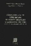 COMENTARIOS A LA LEY SOBRE REFORMA DEL REG. URB... COMENTARIOS A LA LEY SOBRE REFORMA DEL REG. URB...