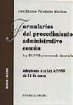 FORMULARIOS DE PROCEDIMIENTO ADMINISTRATIVO FORMULARIOS DE PROCEDIMIENTO ADMINISTRATIVO