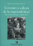 LITERATURA Y CULTURA DE LA RESPONSABILIDAD LITERATURA Y CULTURA DE LA RESPONSABILIDAD
