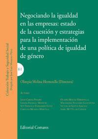 NEGOCIANDO LA IGUALDAD EN LAS EMPRESAS: ESTADO DE LA... NEGOCIANDO LA IGUALDAD EN LAS EMPRESAS: ESTADO DE LA...