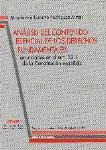 ANALISIS DEL CONTENIDO ESENCIAL DE LOS DERECHOS FUNDAMENTALE ANALISIS DEL CONTENIDO ESENCIAL DE LOS DERECHOS FUNDAMENTALE