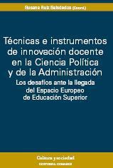 TECNICAS E INSTRUMENTOS DE INNOVACION DOCENTE EN LA... TECNICAS E INSTRUMENTOS DE INNOVACION DOCENTE EN LA...