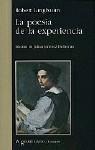 POESIA DE LA EXPERIENCIA POESIA DE LA EXPERIENCIA