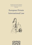 EUROPEAN PRIVATE INTERNATIONAL LAW