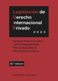 LEGISLACIÓN DE DERECHO INTERNACIONAL PRIVADO (25 ED.)