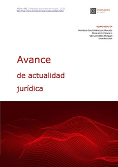 AVANCE DE ACTUALIDAD JURÍDICA NÚM. 442