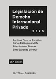 Portada de: LEGISLACIÓN DE DERECHO INTERNACIONAL PRIVADO (26 ED.)