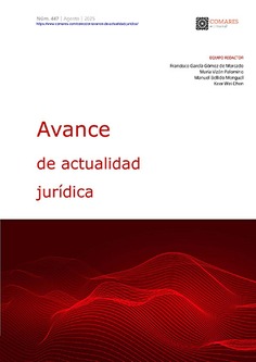AVANCE DE ACTUALIDAD JURÍDICA NÚM. 447