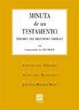 MINUTA DE UN TESTAMENTO