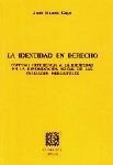 LA IDENTIDAD EN DERECHO