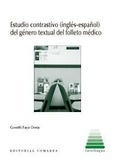 ESTUDIO CONTRASTIVO (INGLÉS-ESPAÑOL) DEL GÉNERO TEXTUAL DEL FOLLETO MÉDICO