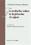 FORMULARIOS SOBRE LEGISLACION DE AGUAS