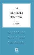 EL DERECHO SUBJETIVO