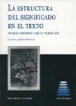 LA ESTRUCTURA DEL SIGNIFICADO EN EL TEXTO