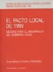 EL PACTO LOCAL DE 1999