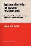 LA FORMALIZACIÓN DEL DESPIDO DISCIPLINARIO