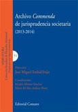 ARCHIVO COMMENDA DE JURISPRUDENCIA SOCIETARIA (2013-2014) 