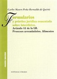 FORMULARIOS Y P.J.C SOBRE INTERDICTOS