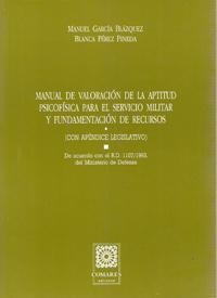 MANUAL DE VALORACION DE LA APTITUD PSICOFISICA... MANUAL DE VALORACION DE LA APTITUD PSICOFISICA...
