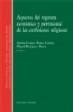 ASPECTOS DEL REGIMEN ECONOMICO Y PATRIMONIAL DE LAS CONFESIO