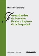 FORMULARIOS DE DERECHOS REALES Y REGISTRO DE LA PROPIEDAD