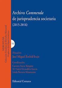 ARCHIVO COMMENDA DE JURISPRUDENCIA SOCIETARIA (2015-2016) 