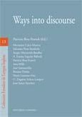 WAYS INTO DISCOURSE