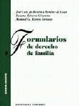 FORMULARIOS DE DERECHO DE FAMILIA, 5ª ED.