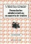 FORMULARIOS ADMINISTRATIVOS EN MATERIA DE TRAFICO