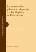 LAS UNIVERSIDADES PRIVADAS. SU ADAPTACION A LA LOU