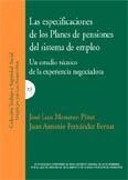 LAS ESPECIFICACIONES DE LOS PLANES DE PENSIONES DEL SISTEMA DE EMPLEO