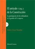 EL ARTICULO 129.2 DE LA CONSTITUCIÓN