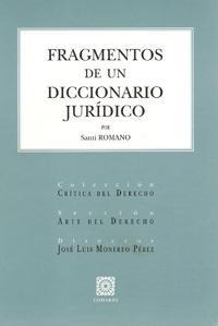 FRAGMENTOS DE UN DICCIONARIO JURÍDICO