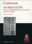 Portada de: CUESTIONES DE TRADUCCIÓN