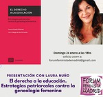Presentación del libro "El derecho a la educación" Laura Nuño